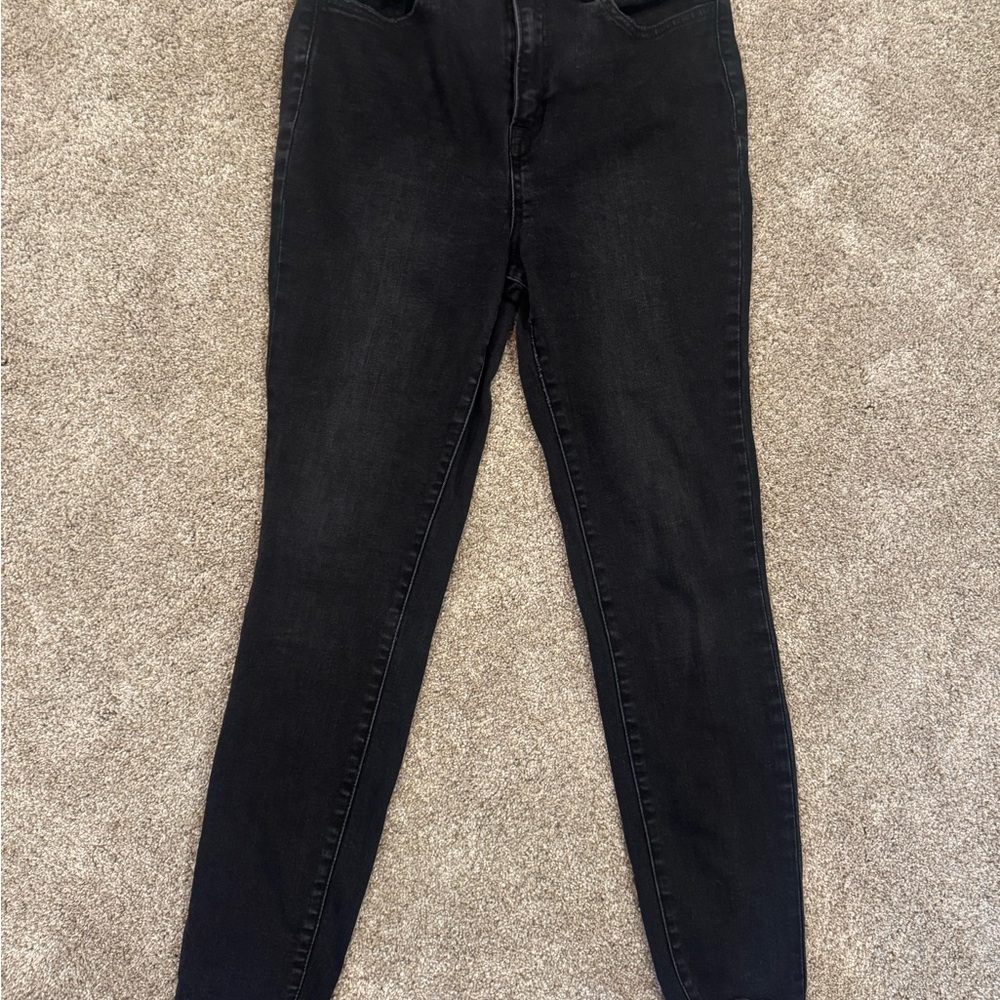 High Rise Women's Black Jeans
